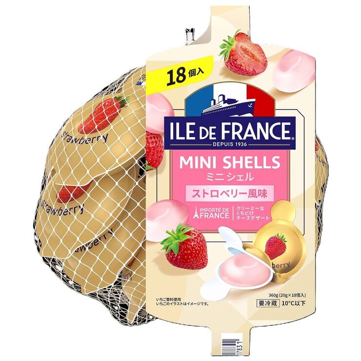 イルドフランス ミニシェル ストロベリー風味 18個 イルドフランス ミニシェル ストロベリー風味 18個