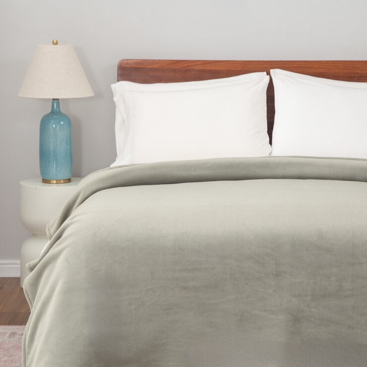 リュクスロフト ブランケット シングルサイズ 150cm x 200cm ファームハウスセージ