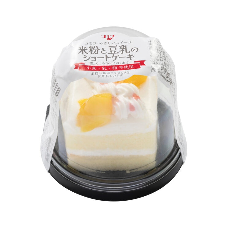 コミフやさしいスイーツ 米粉と豆乳のショートケーキセット 4個 ワンちゃんのスイーツ