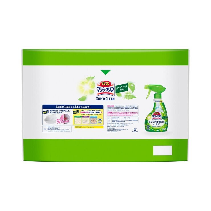 バスマジックリン SUPER CLEAN グリーンハーブ 詰替 820ml x 4パック バスマジックリン SUPER CLEAN グリーンハーブ 詰替 820ml x 4パック