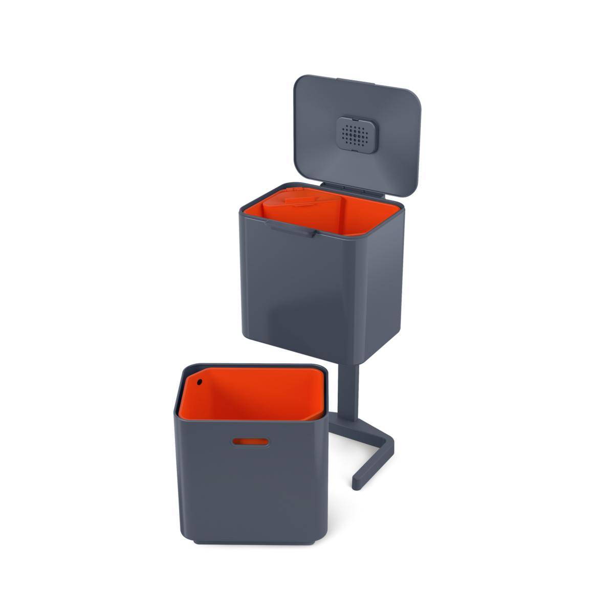 ジョセフジョセフ トーテムマックス 分別ごみ箱 60L グラファイト 30062