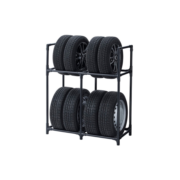 アイリスオーヤマ タイヤラック ワイドタイプ タイヤ8本収納可 WT-1048