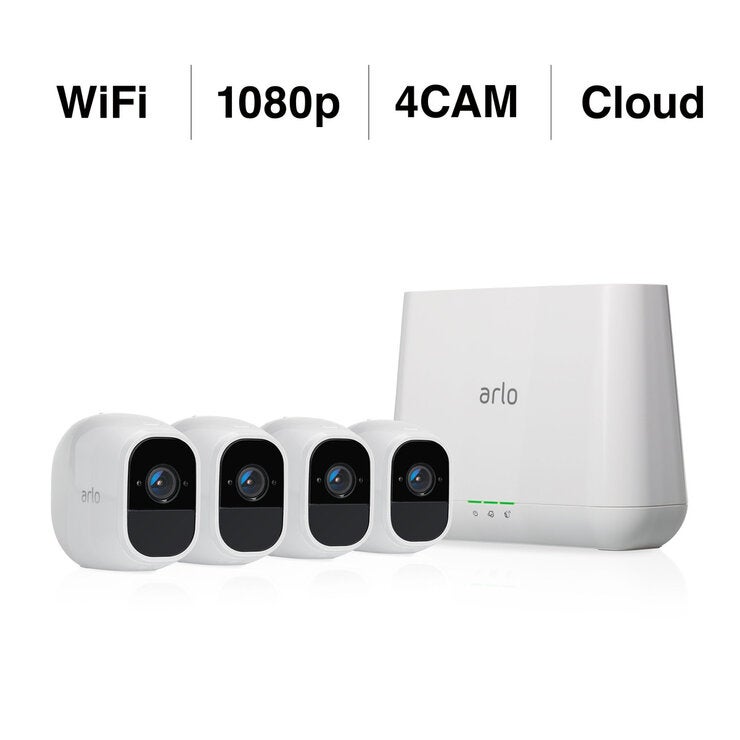 Arlo Pro 2 - FullHD ワイヤレスバッテリーカメラ 4セット VMS4430P Arlo Pro 2 - FullHD ワイヤレスバッテリーカメラ 4セット VMS4430P