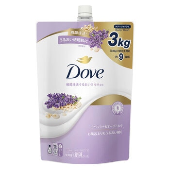 Dove (ダヴ) ボディウォッシュ ラベンダー＆オーツミルク 詰替え用 3kg