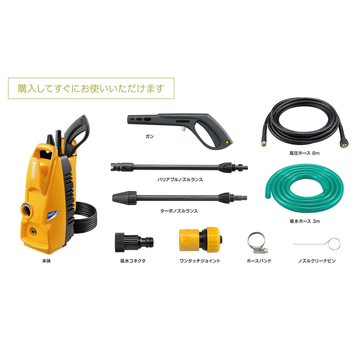 ☆RYOBI KSJ-1620 【高圧洗浄機】