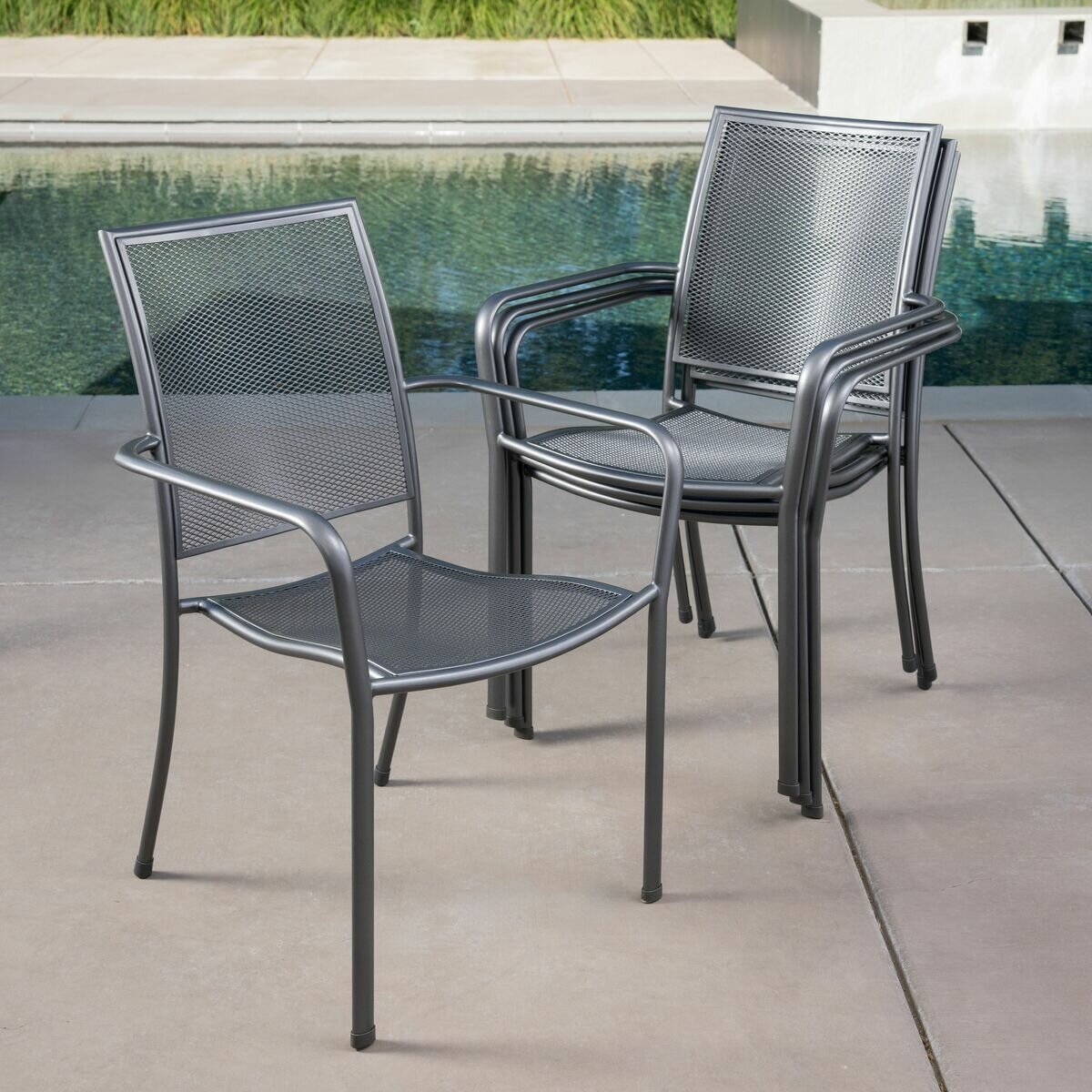 サンヴィラ Luca メッシュ スタッキング チェア サンヴィラ Luca メッシュ スタッキング チェア