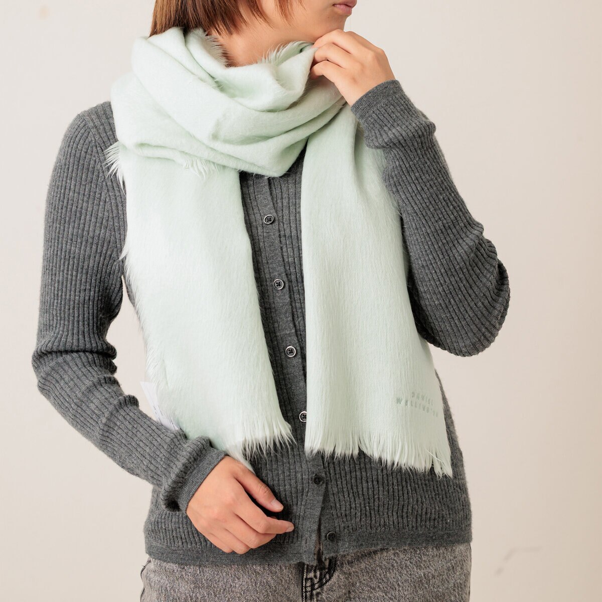 ダニエルウェリントン ストール 190cm × 40cm ミント ダニエルウェリントン ストール 190cm × 40cm ミント