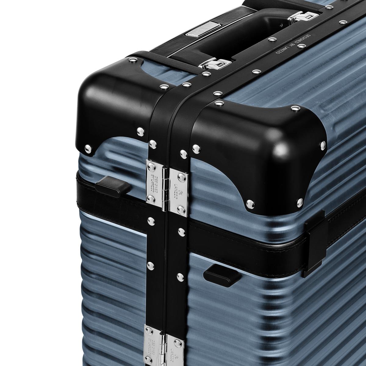 ランツォ スーツケース バイキング 19 インチ 33L グレー X ブラック