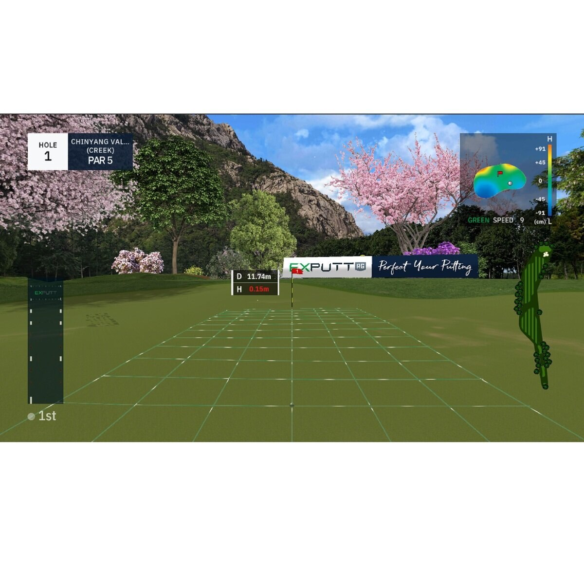 ジープロ スカイトラック イーエックスパットRG パターゴルフシミュレーター EX500D | Costco Japan