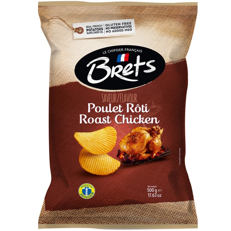 ブレッツ ポテトチップス ローストチキン味 500g ブレッツ ポテトチップス ローストチキン味 500g