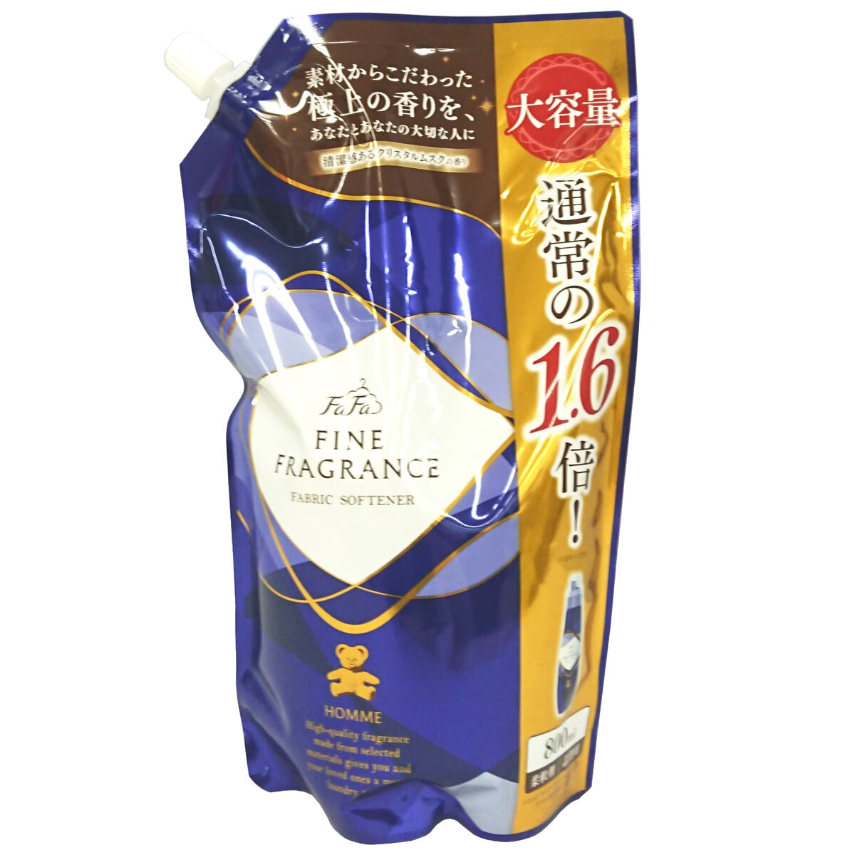 ファーファ 柔軟剤 オム 800ml 詰替 x 12個