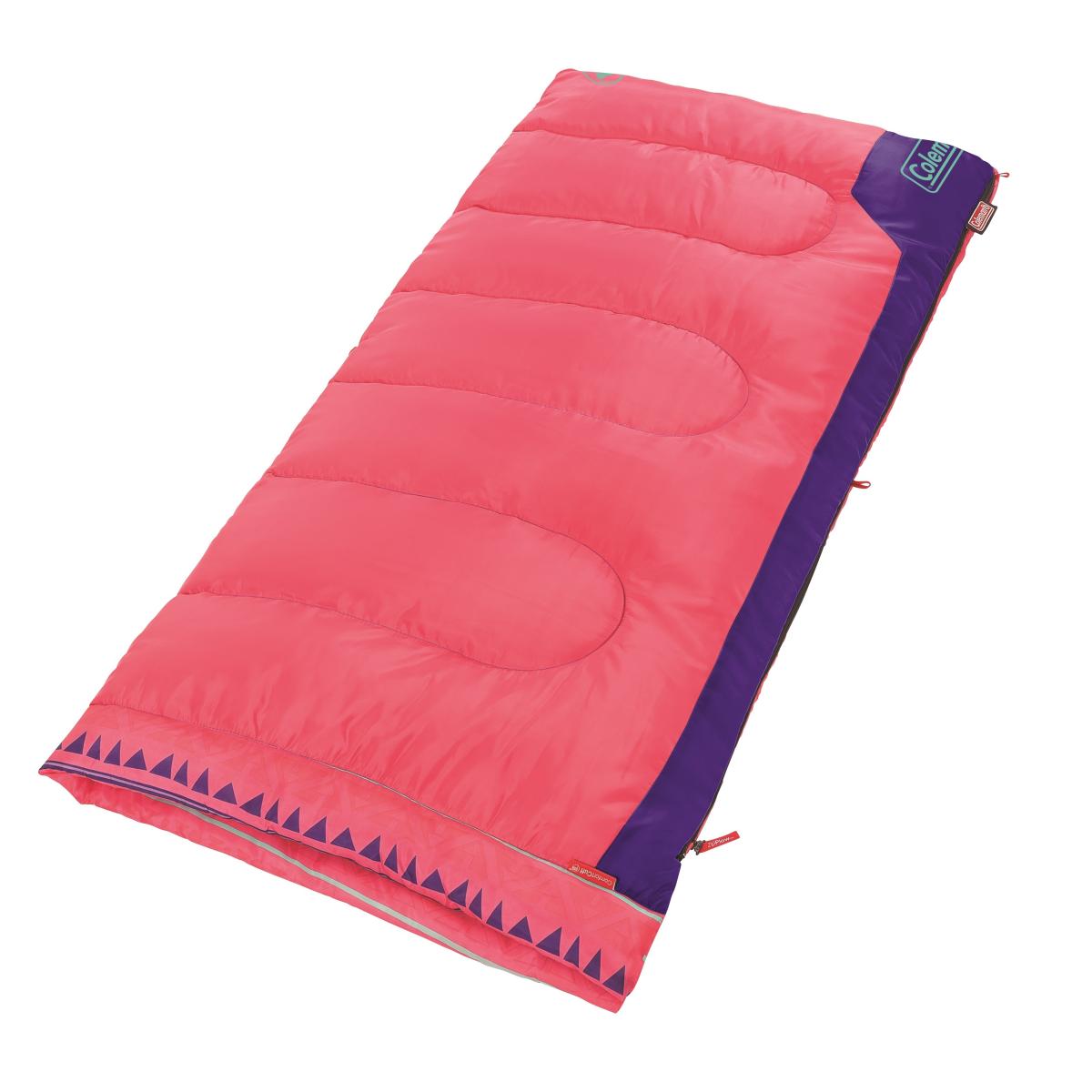 コールマン　子供用寝袋　快適使用温度10℃　ピンク　型番：2000031775