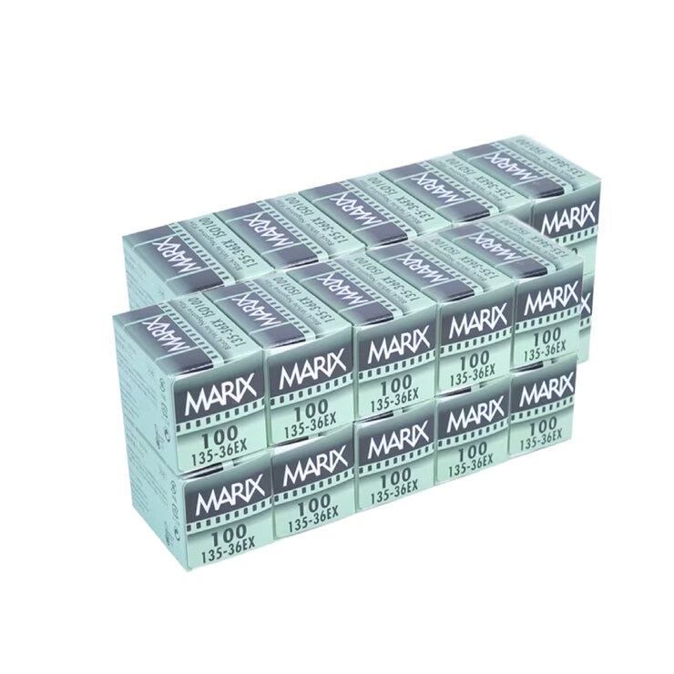 マリックス 35mm 白黒ネガフィルム ISO100 36枚撮 20本セット マリックス 35mm 白黒ネガフィルム ISO100 36枚撮 20本セット