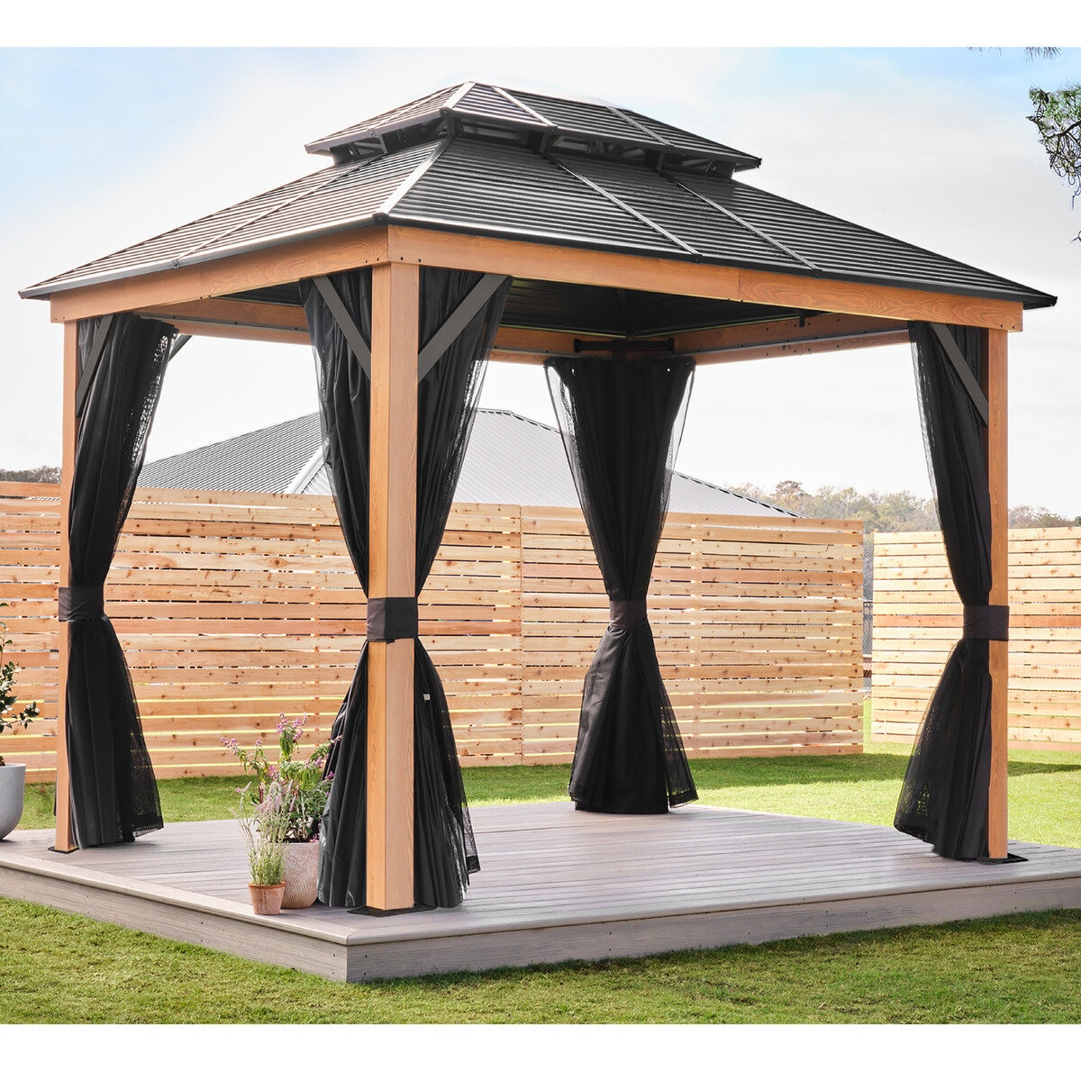 SOJAG マウイ 10 x 12フィート (3.0 x 3.6 m) ガゼボ | Costco Japan