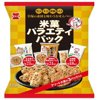 岩塚製菓米菓 バラエティパック 60枚 750g
