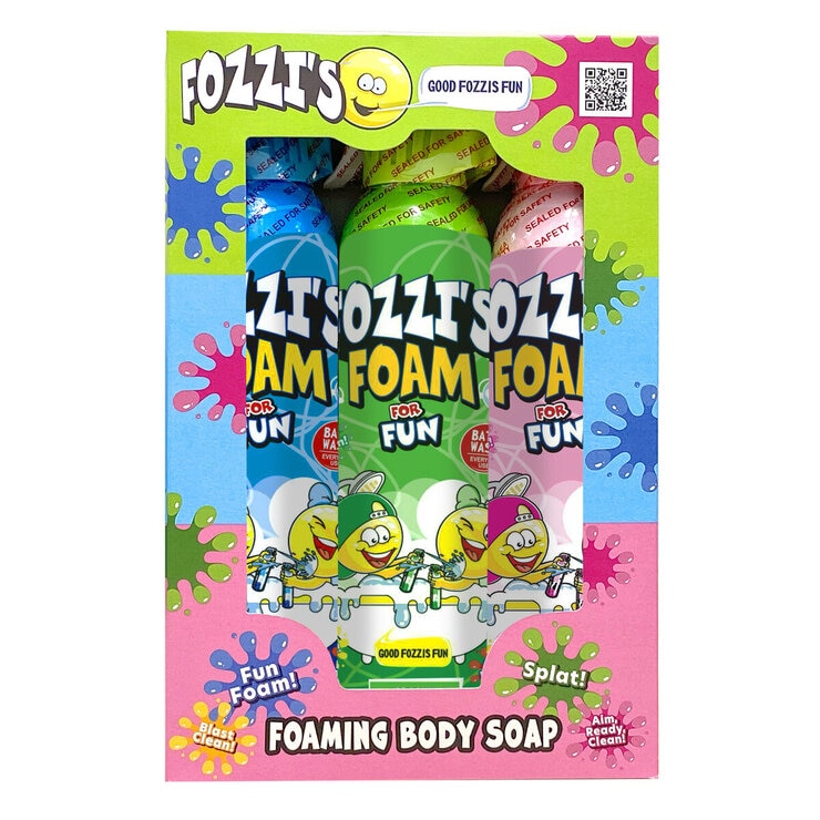 Fozzi's とびだすフォーミング ボディソープ 3本セット
