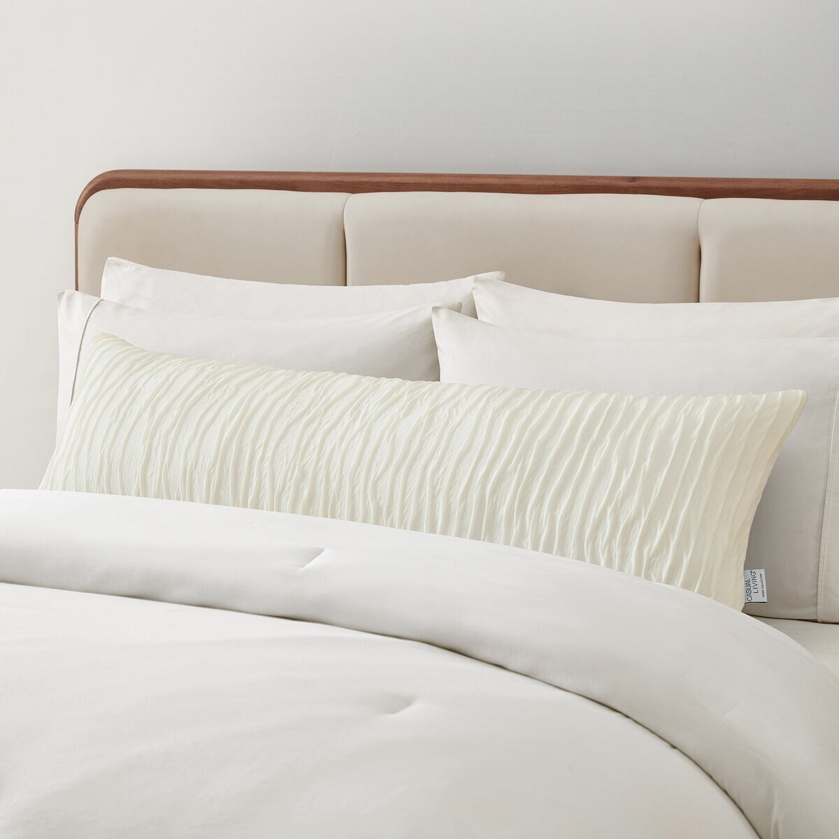 BHF スリムボディーピロー 40 x 120cm ホワイト