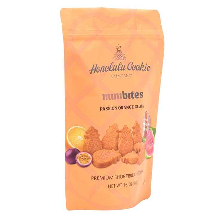 ホノルルクッキー ミニバイツ パッションオレンジグアバ 454g ホノルルクッキー ミニバイツ パッションオレンジグアバ 454g