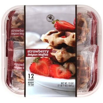 イチゴ香るベルギーワッフル 12個