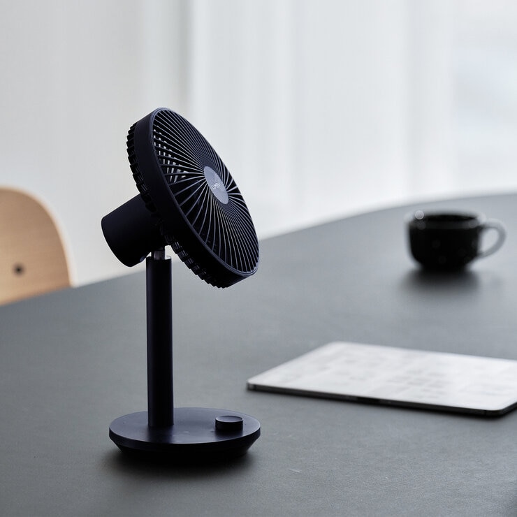 LUMENA コードレス 卓上扇風機 2個セット ホワイト&ネイビー
