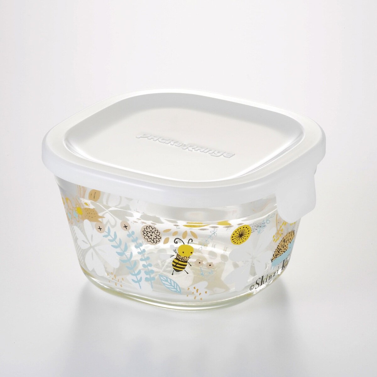 イワキ ニューパック & レンジ シンジカトウシリーズ 200ml 4点セット 北欧の庭