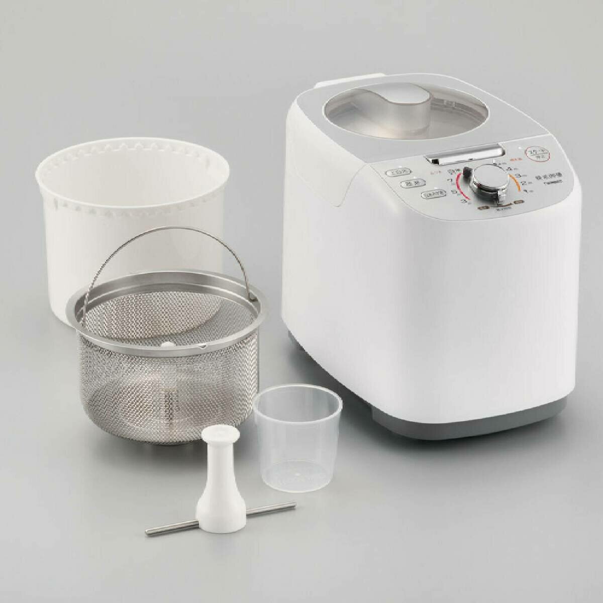 ツインバード コンパクト精米器 5合 MR-E751W