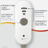 電気大判ひざ掛け 127x152cm グレー