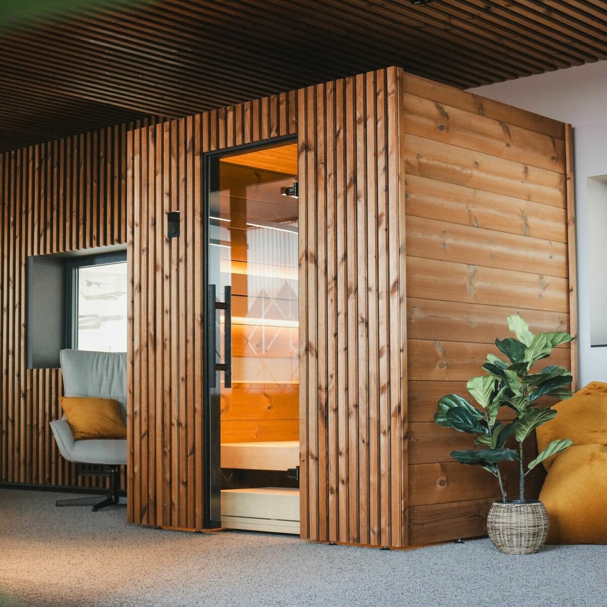 Saunature インドアサウナキャビン Como 4-180