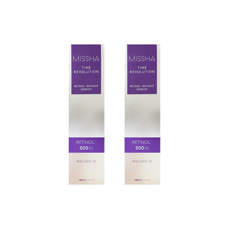 ミシャタイムレボリューションレチ500ショット 美容液 10mL x 2 ミシャタイムレボリューションレチ500ショット 美容液 10mL x 2