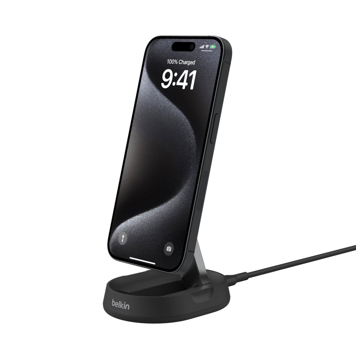 Belkin BoostCharge Pro Qi2 折りたたみ式ワイヤレス充電スタンド 15W