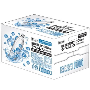 チェリオ強炭酸水1LX15