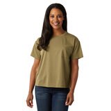 32 DEGREES レディース オーバーサイズ Tシャツ オリーブ XL