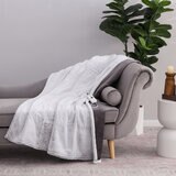 電気大判ひざ掛け グレー