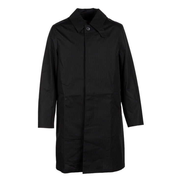 マッキントッシュ メンズ シングルブレステッドコート コットン ブラック 40(L) マッキントッシュ メンズ シングルブレステッドコート コットン ブラック 40(L)