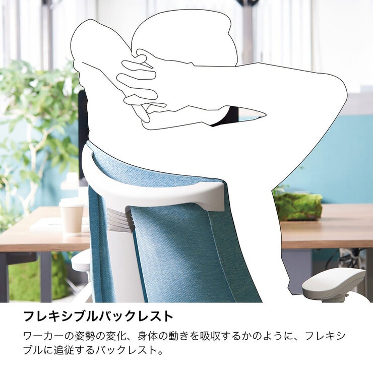 ITOKI アクトチェア ハイバックモデル ネイビーブルー ITOKI アクトチェア ハイバックモデル ネイビーブルー