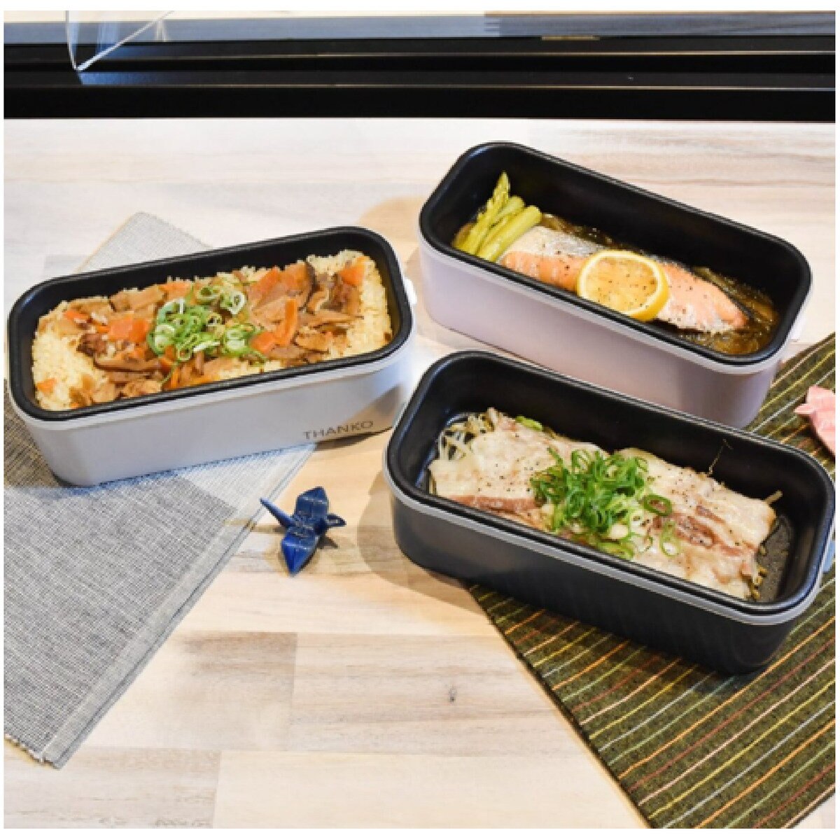 THANKO 高速弁当箱炊飯器 1合炊き RCKDSGS/TKFCLBRC