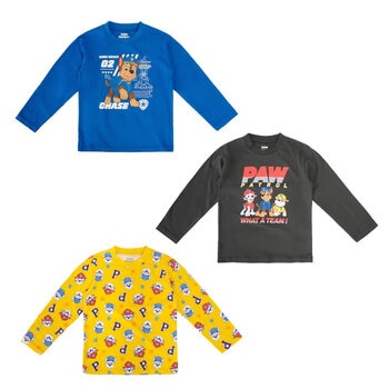 パウ・パトロール キッズ 長袖Tシャツ 3枚組