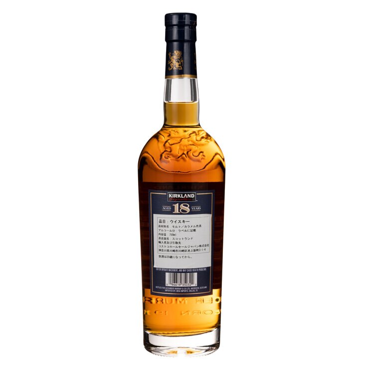 カークランドシグネチャー スコッチウイスキー (スぺイサイド) シングルモルト 18年熟成 750ml カークランドシグネチャー スコッチウイスキー (スぺイサイド) シングルモルト 18年熟成 750ml