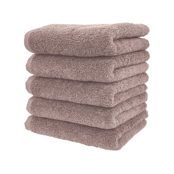 ふんわりボリュームフェイスタオル 5枚セット