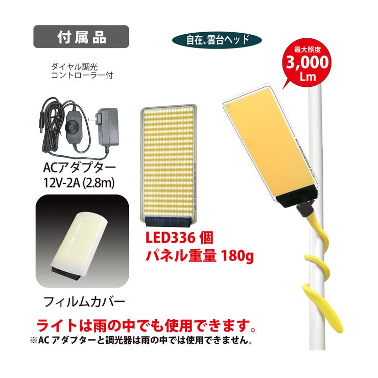 MTO DC12 COB LED パネルライト くねくね棒 MTO DC12 COB LED パネルライト くねくね棒