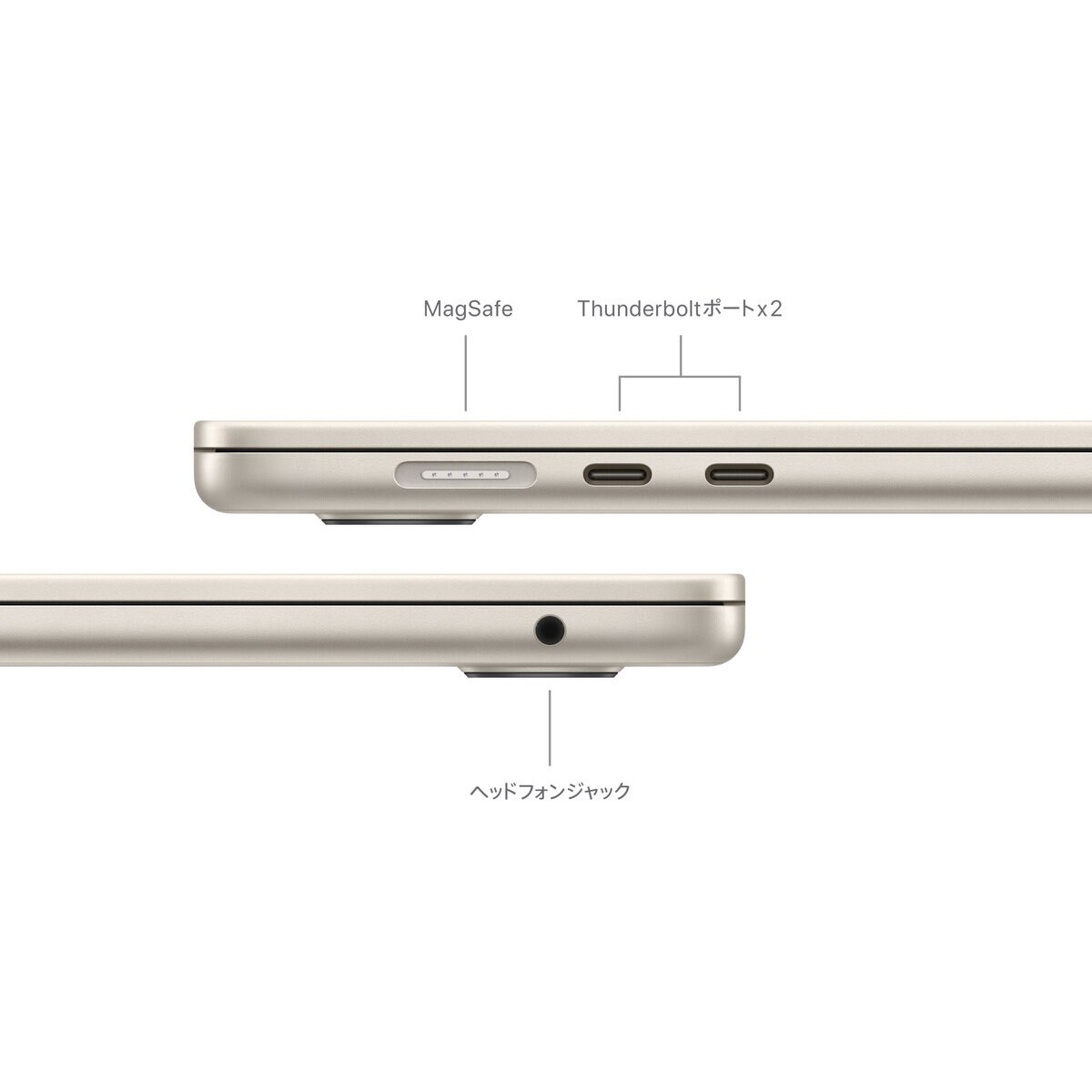 Apple MacBook Air 15インチ 8コアCPU 10コアGPU M3 8GB 256GB