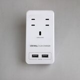 Fargo（ファーゴ）SATI COLOR(サティカラー) AC4個口 4.2A USB 全14色 CT221 ホワイト