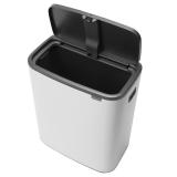 ブラバンシア Boタッチビン 60L タッチ式ごみ箱 ホワイト 223006