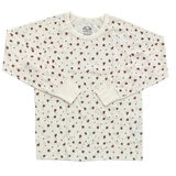 フルーツ オブ ザ ルーム 長袖 ラウンジウェアセット レッド M