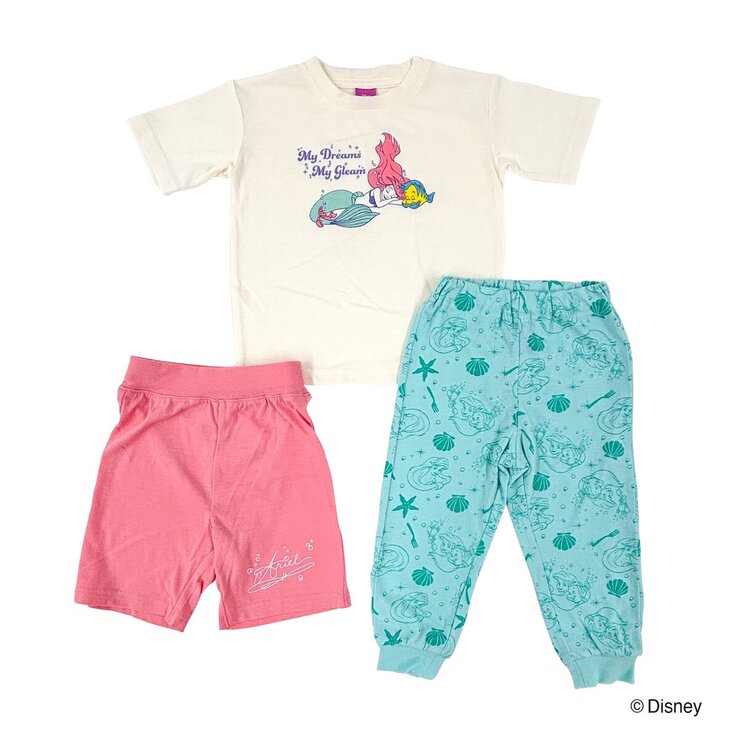 ディズニー/キッズ パジャマ 3点セット
