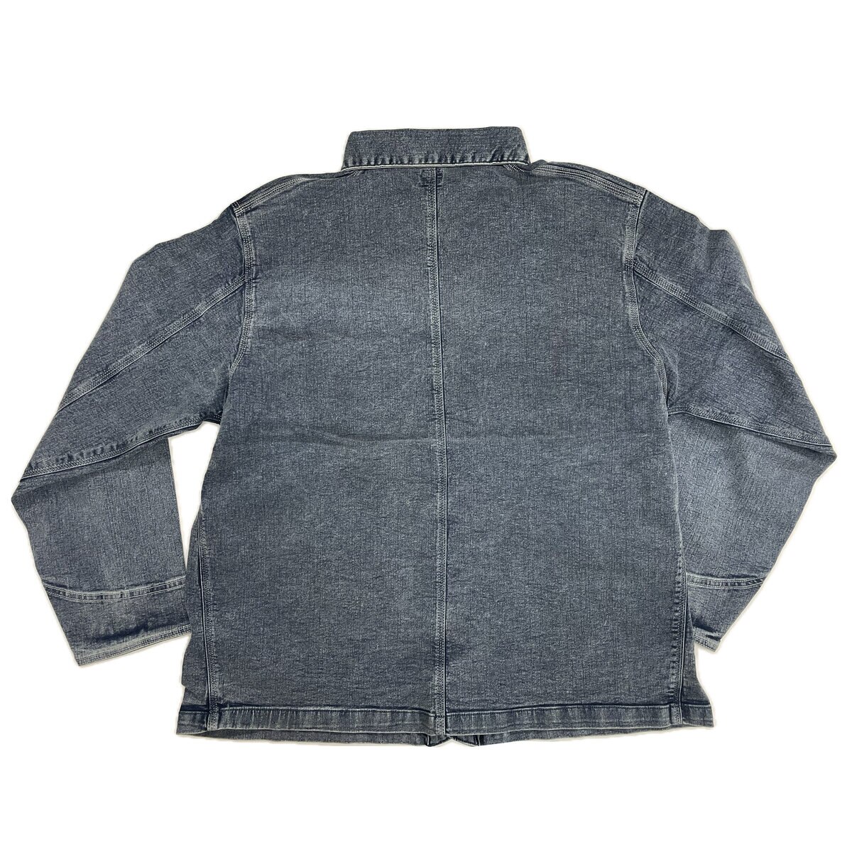 ヘインズ BIG SIZE ストレッチデニムカバーオール / サックス / 2L