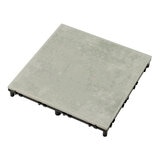 タカショー敷くだけタイル磁器 ９枚組 JBG-BCLG/9S ライトグレー