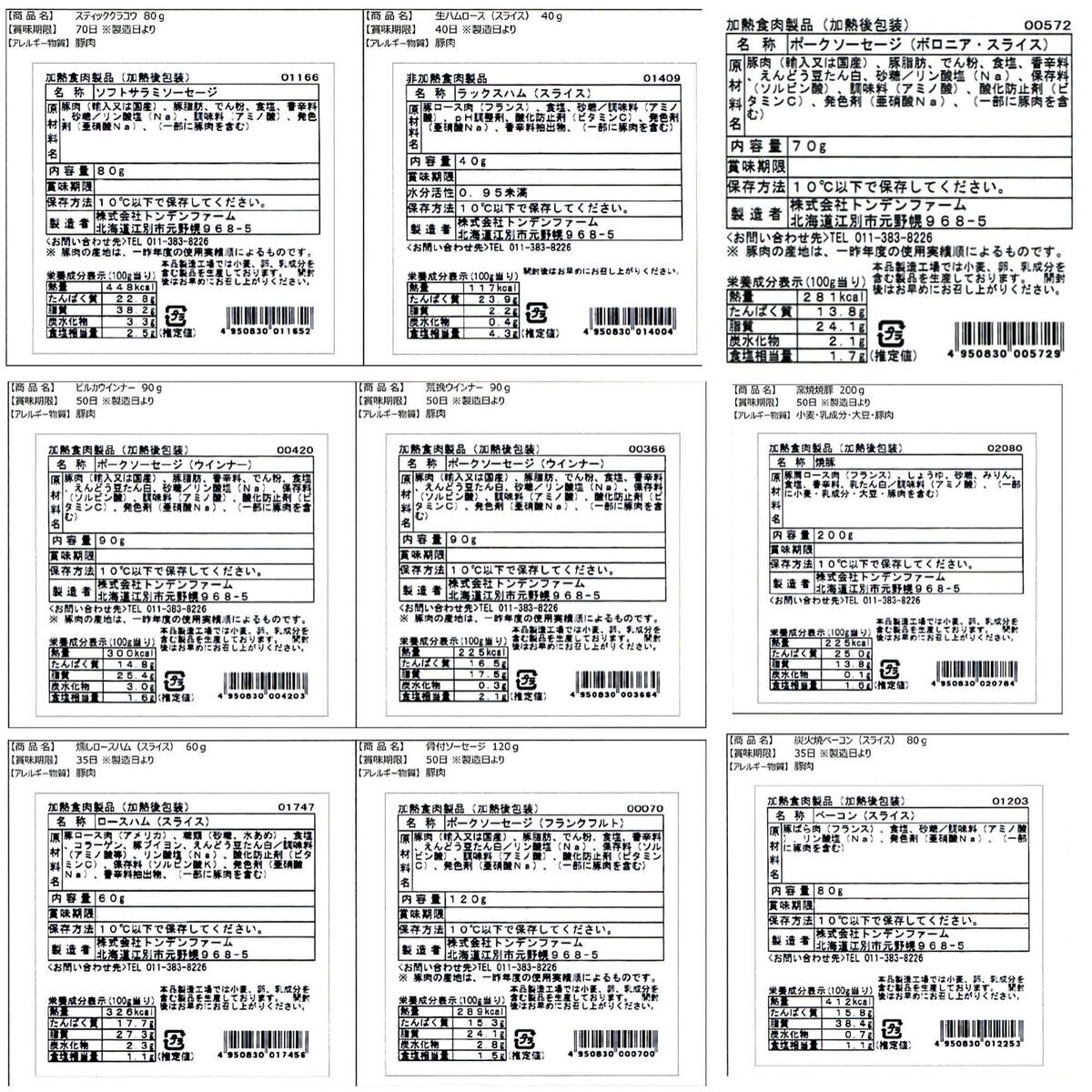 伊藤ハム 北海道トンデンファームギフト TN-62