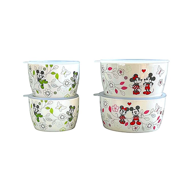 ミッキー&ミニー 保存容器 4個セット ミッキー&ミニー 保存容器 4個セット