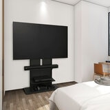 アイリスオーヤマ テレビスタンド UTS900R ブラックオーク